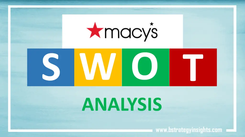 Macys Inc. SWOT Analysis