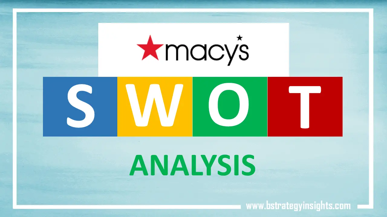 Macy’s SWOT Analysis What are Macy's Strengths, Weaknesses