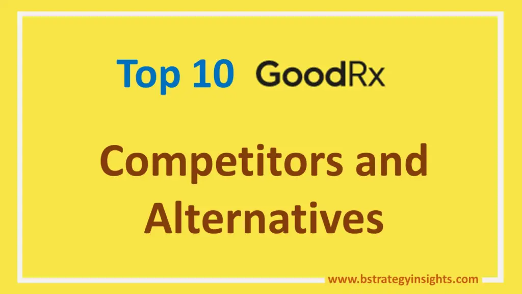 Top 10 GoodRx Competitors and Alternatives