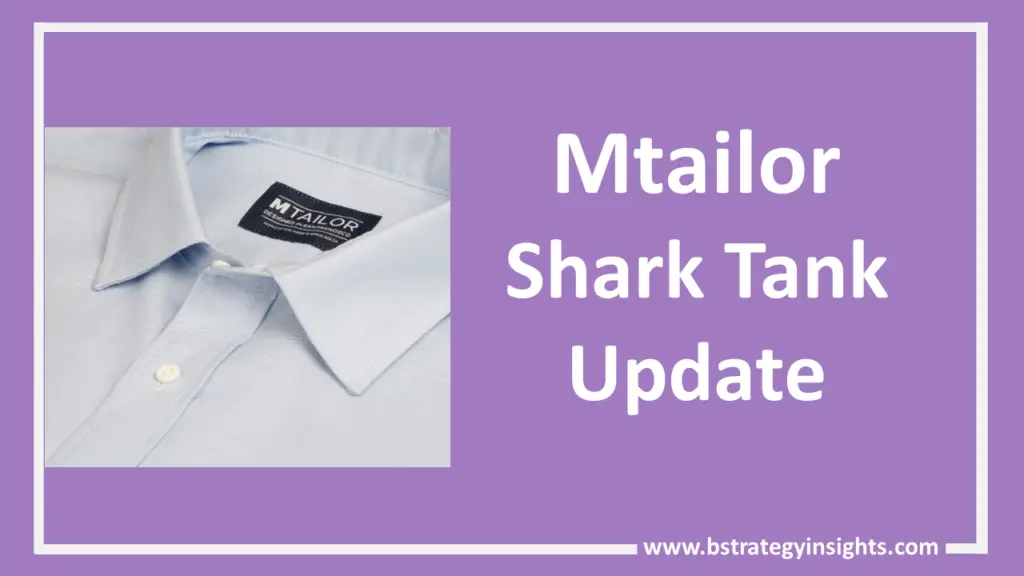 MTailor Shark Tank Update